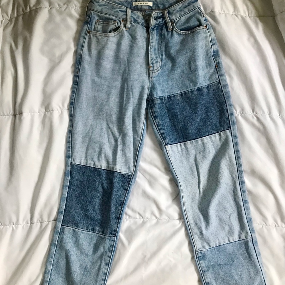 PacSun Patchwork Jeans